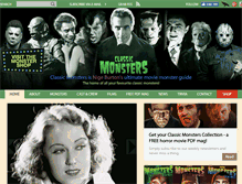Tablet Screenshot of classic-monsters.com